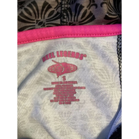 Reel Legends Womens Hooded Long Sleeve Shirt Pockets Thumb Holes Small - Picture 3 of 8